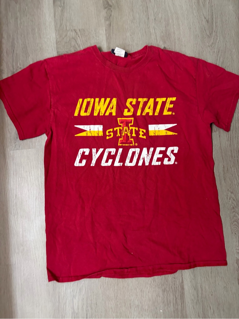 MV Sport Iowa State Cyclones Red Short Sleeve Tee